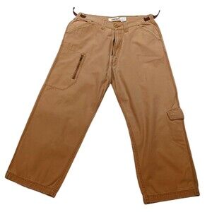 Levis Cargo Loose Straight Pants Mens 36x30 Wide Leg Skater Baggy - 7 Pockets